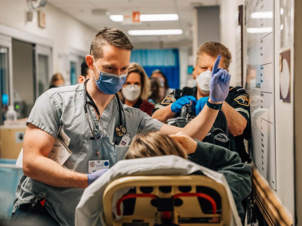 Emergency Department Wait-Time Clock Insights for Patients